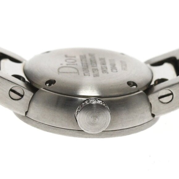 Dior La di de dior Diamond Bezel Silver Dial Quartz Ladies Watch main image 5